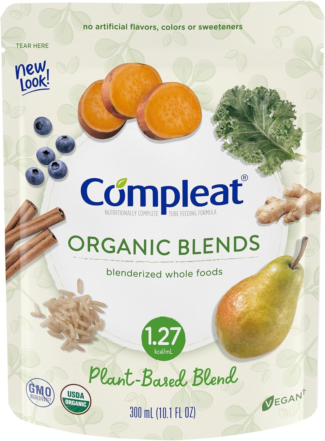 Compleat Organic Blends, Plant-Based ขนาด 10.1 ออนซ์ แพ็คเก็ต บรรจุ 24 ชิ้น